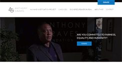 Desktop Screenshot of anthonygravesfoundation.org